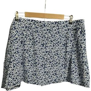 Jones New York Skort Floral Blue XXL